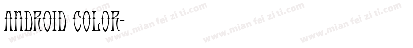 Android color字体转换